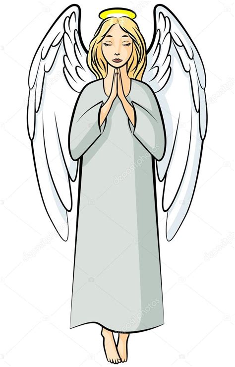 Cartoon Praying Angel — Stock Vector © Agrino 92705880