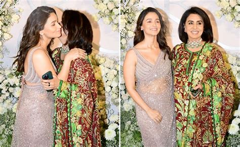 At Kiara Advani Sidharth Malhotras Reception Alia Bhatt And Mother In Law Neetu Kapoor Were