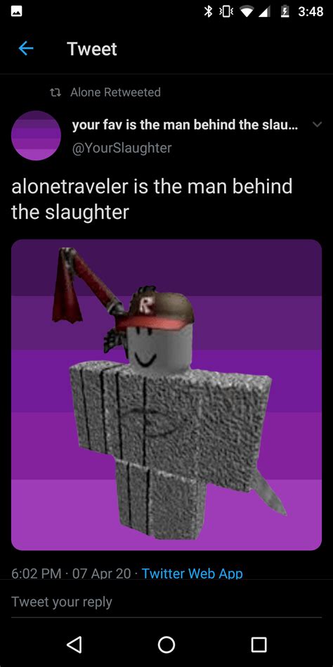 The Man Behind The Slaughter Rrobloxmythmemes