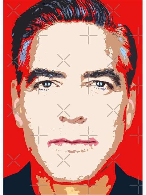 George Clooney Poster For Sale By Oryan80 Redbubble