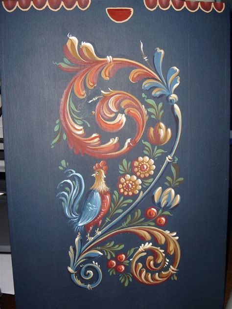 Designed And Painted By Hatice Okan I Love Rooster Everywhere Even