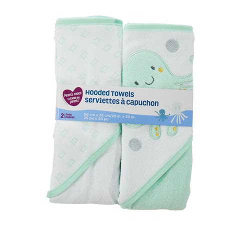 Parents Choice Hooded Towels Neutral Walmart Canada