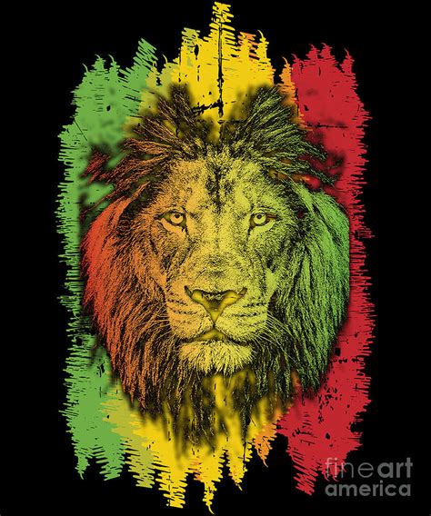 Rasta Jamaican Lion T For Rastafari Reggae Music Fans Graphic