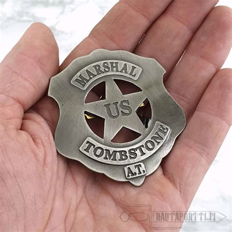 Us Marshall Tombstone Badge Irongate Armory