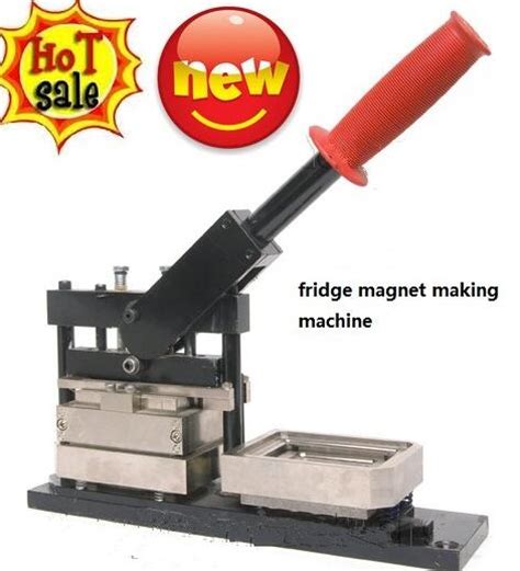 Metal Pneumatic Fridge Magnet Making Machine