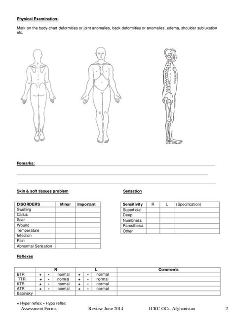 Patient Assessment General Form