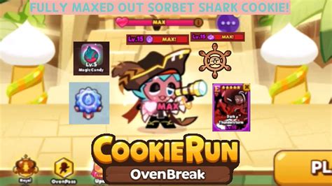 Sorbet Shark Cookie Fully Powered Up Cookie Run Ovenbreak Youtube