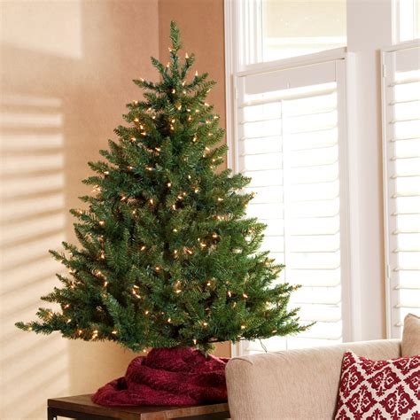 Live mini christmas trees delivered send a christmas tree to celebrate the magic of the holidays. Classic Tabletop Pre-lit Christmas Tree -4.5 ft. - Christmas Trees at Hayneedle
