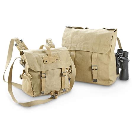 2 New Israeli Military Surplus Canvas Packs, Desert - 582186, Shoulder & Messenger Bags at ...