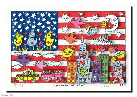 James rizzi came up with the idea of 3d multiples now mostly associated with his name when, having taken classes in painting, printmaking and sculpturing, he had to hand in grade work for all three. James Rizzi - James Rizzi Kunst | Galerie-Firla - Part 7