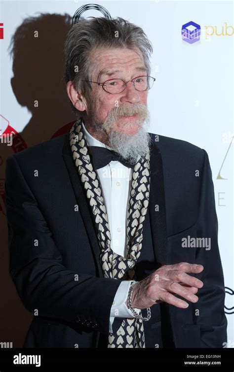United Kingdom British Actor John Hurt Poses For Pictures On The Red