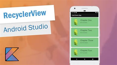 How To Use Recyclerview In Android Studio Kotlin