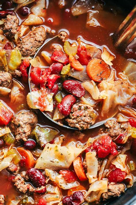 These cabbage soup recipes are easy to make, super flavorful, and will keep you warm all winter long. Best Ever Beef and Cabbage Soup | The Recipe Critic