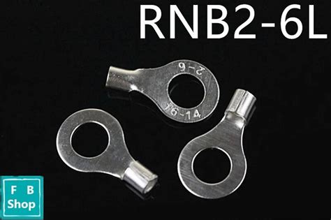 Rnb L To Type Awg Non Insulated Ring Terminal Electrical Wire Crimp Naked Connector
