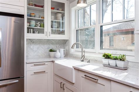 Houzz) bold granite colors look amazing with white cabinets, making a. WHITE SHAKER CABINETS Discount TRENDY in Queens NY