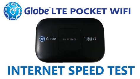 Globe Lte Pocket Wifi Speed Test Youtube