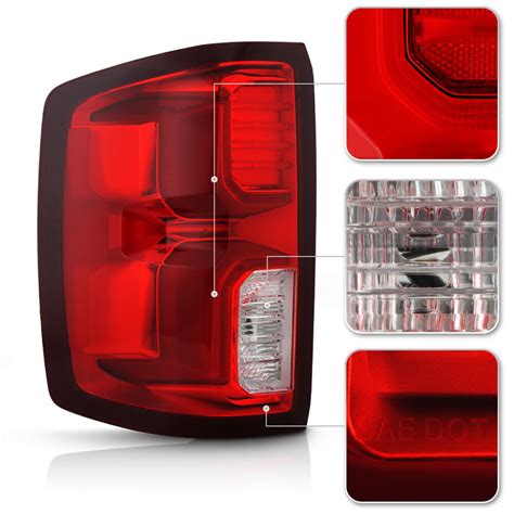 For 2016 2018 Chevy Silverado 1500 High Country Ltz Led Tail Light