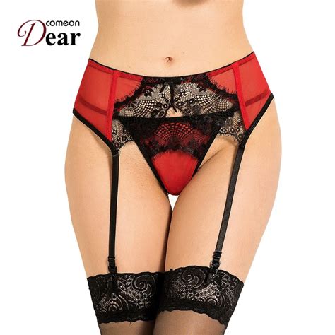 Buy Comeondear Pa5123 Suspenders For Stocking Garter Wedding Plus Size Lace