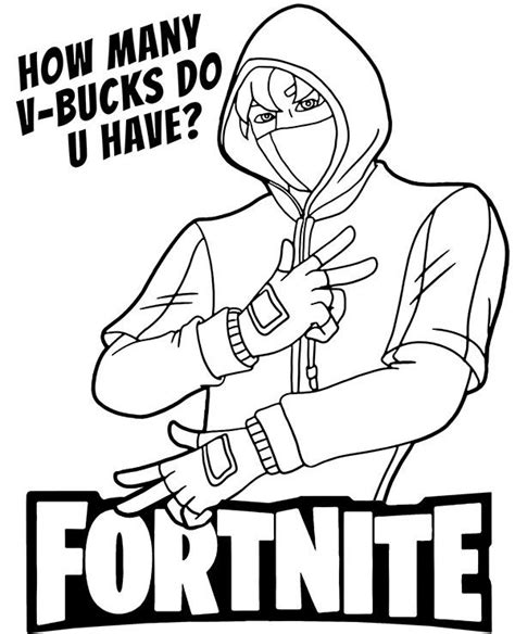 Fortnite Coloring Page V Bucks By Topcoloringpages On Deviantart