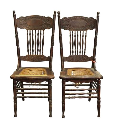Pair Of Vintage Wooden Chairs Olde Good Things