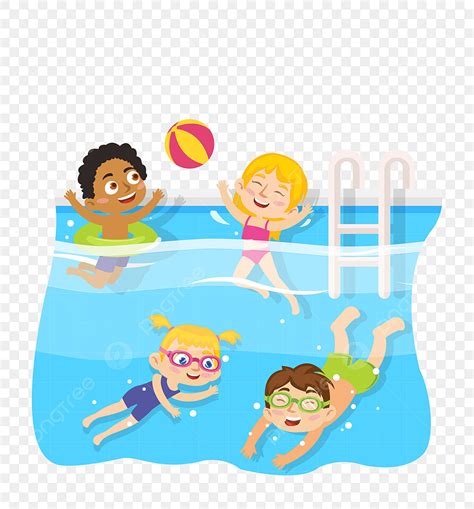 رسومات عن السباحة للاطفال