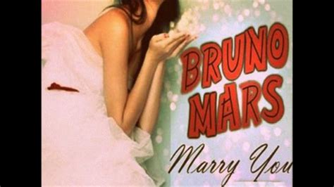 Bruno Mars Marry You Hq Youtube