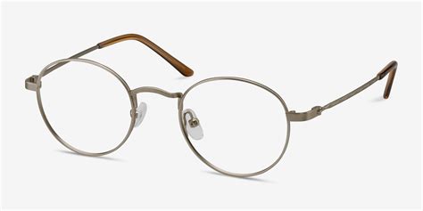 Cupertino Round Silver Full Rim Eyeglasses Eyebuydirect Canada