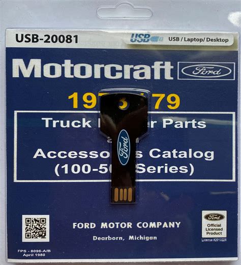 197379 Ford Truck Master Parts Catalog