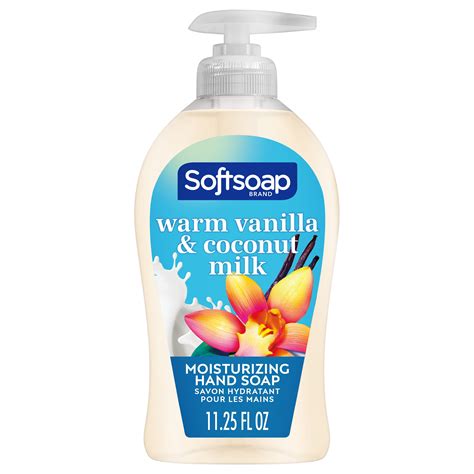 Softsoap Warm Vanilla And Coconut Milk Moisturizing Hand Soap Liquid