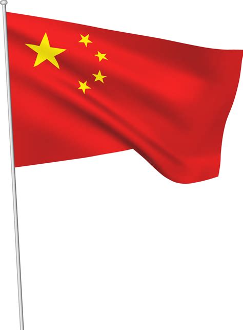Flag Of China Flag Of China National Flag Red Flag - Transparent Chinese Flag Png Clipart - Full ...