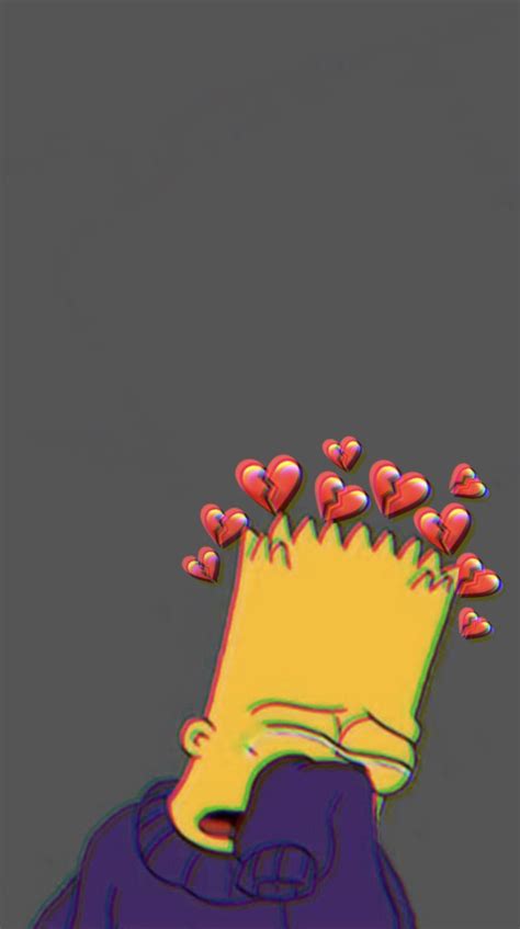 Sad Boy Hd Wallpaper Mood Aesthetic Sad Bart Simpson