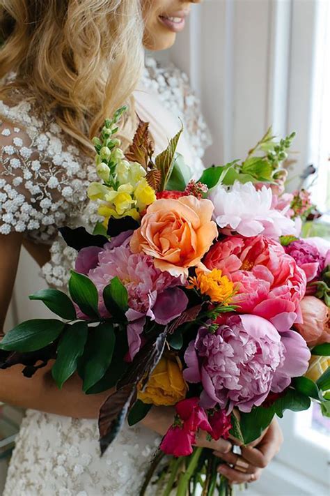 This Seasons Most Beautiful Wedding Bouquets Peony Bouquet Wedding