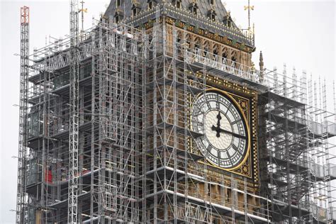 Londons Big Ben Tower More Badly Damaged By Nazi Bombs