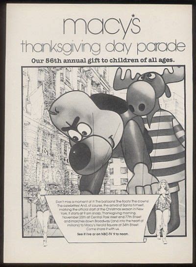 Ads From The 1920s Macy S Thanksgiving Day Parade 1924 1954 1980 Macy S Thanksgiving Day