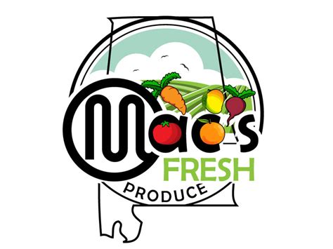 Macs Fresh Produce Logo Design 48hourslogo