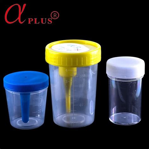 China Urine Plastic Disposable Sterile Sputum Specimen Container Sample