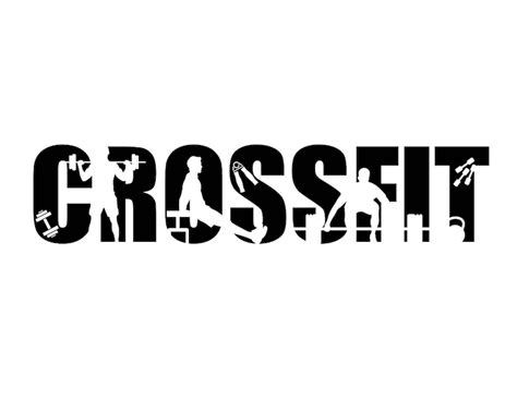 Crossfit Svg Files Crossfit Clipart Silhouette Weightlifting Etsy