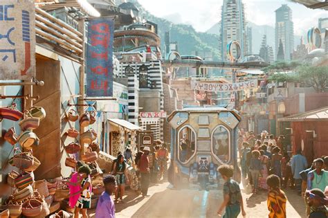 Black Panthers Wakanda Is A Transportation Utopia With A Dash Of