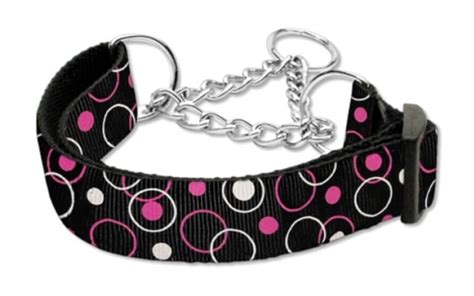 Dog Collars Martingale Dog Collar Pink Bubbles Fashion Houndz