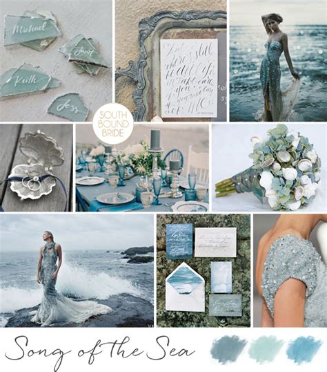 10 Beach Wedding Color Palettes Southbound Bride