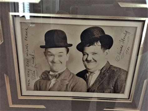 Collectibles Stan Laurel And Oliver Hardy Signed 8x10 Print Photo