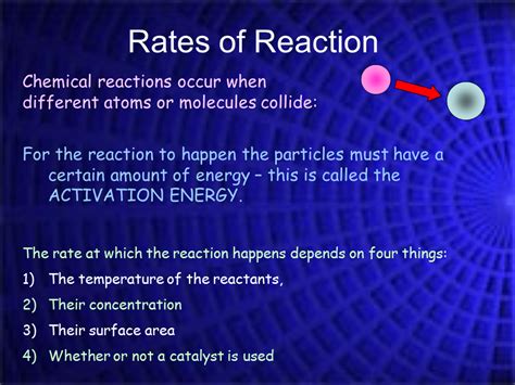 Rates Of Reactions Presentation Chemistry