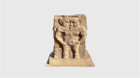 Bes Dwarf Statue Dendera Download Free 3d Model By Megalithomania