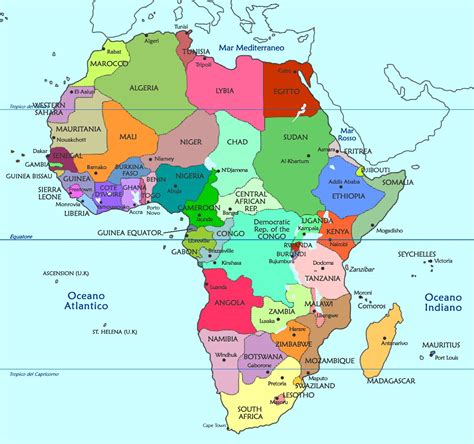 Africa Mappa Politica1 Africa Express Notizie Dal Continente