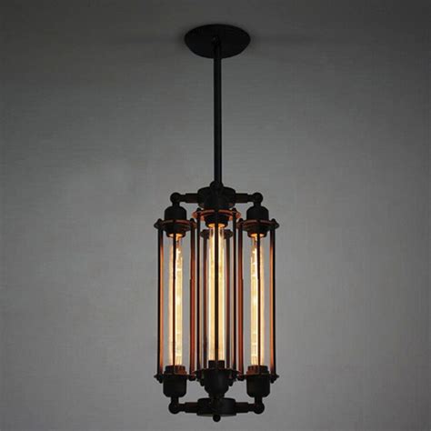 E27 40w Loft Vintage Ceiling Lamp Round Retro Ceiling Light 85 280v