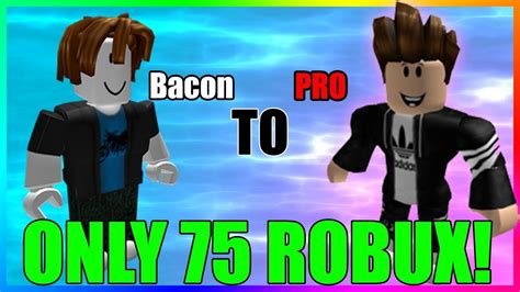 How To Make A Cool Roblox Avatar With Only 75 Robux Youtube