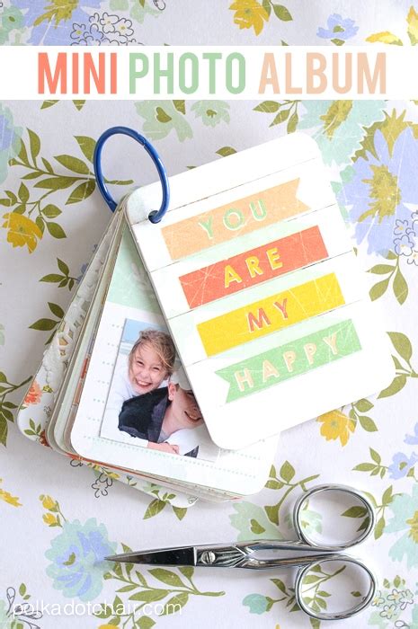Mini Photo Albums Made From Project Life Cards Photo Album Diy Mini Photo Albums Mini