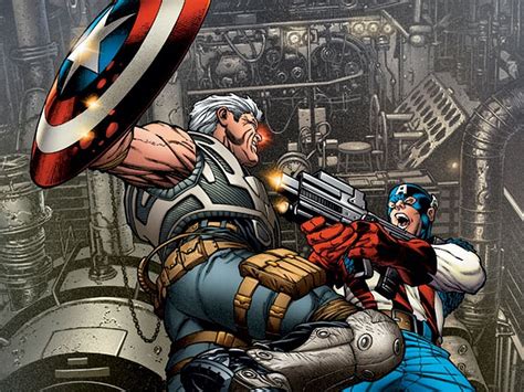 Wallpaper Id 1512422 The Avengers Captain America Cable Marvel