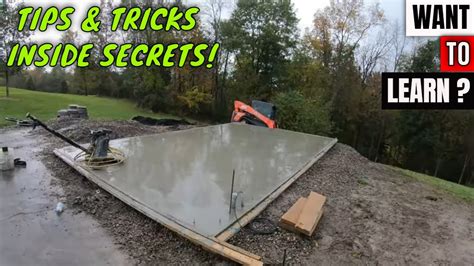 Monolithic Garage Slab 14x24 How To Excavate Form And Finish Concrete