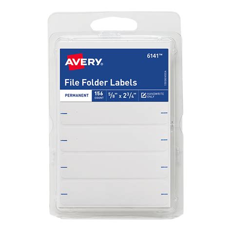 File tab template barca fontanacountryinn com. Avery(R) White File Folder Labels 6141, 2-3/4" x 5/8", Pack of 156 - Walmart.com